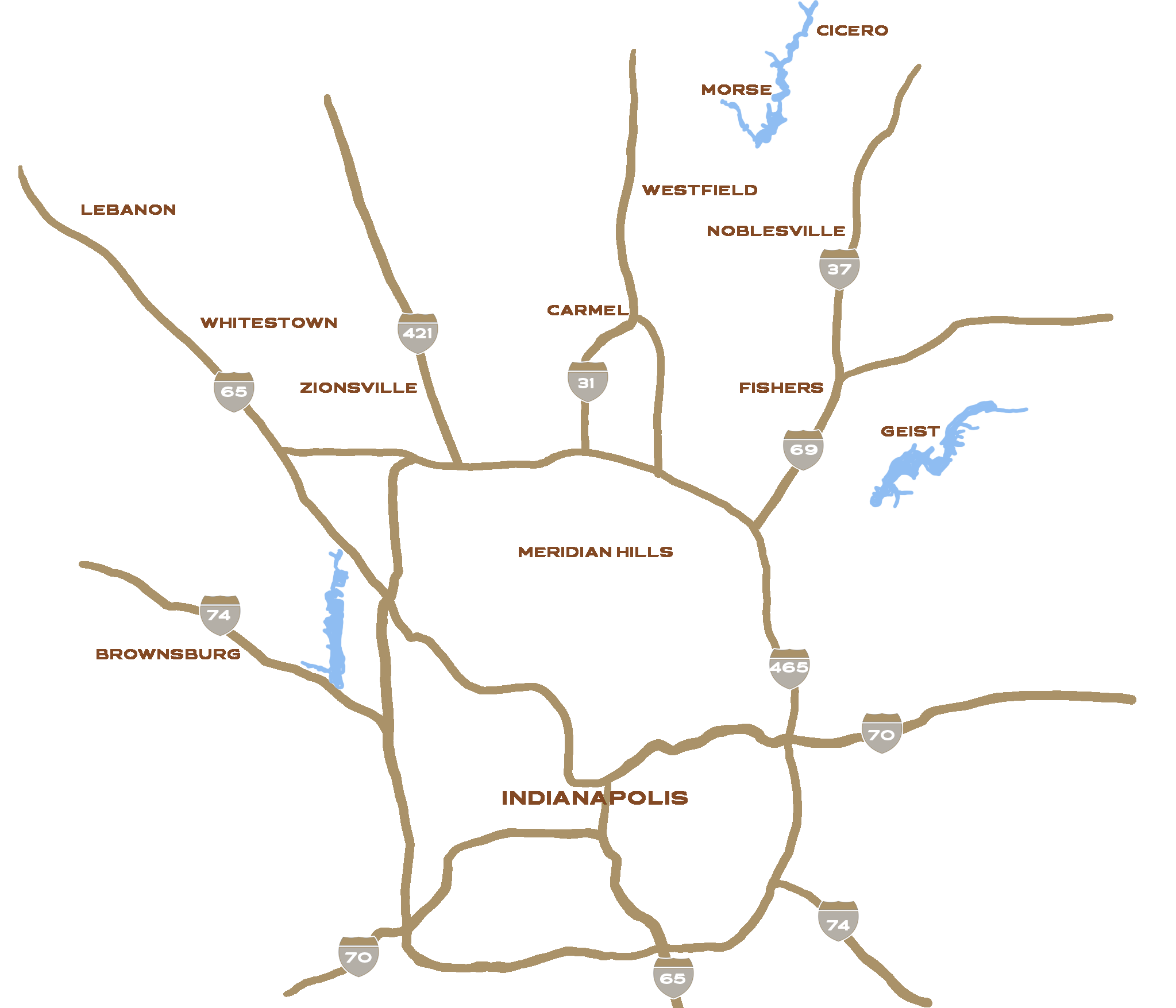 Indianapolis Map